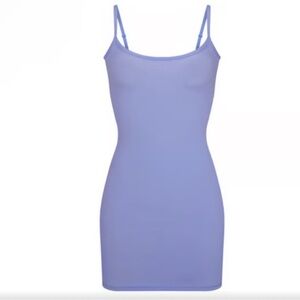SKIMS Blue Seamless Slip Dress Size Large